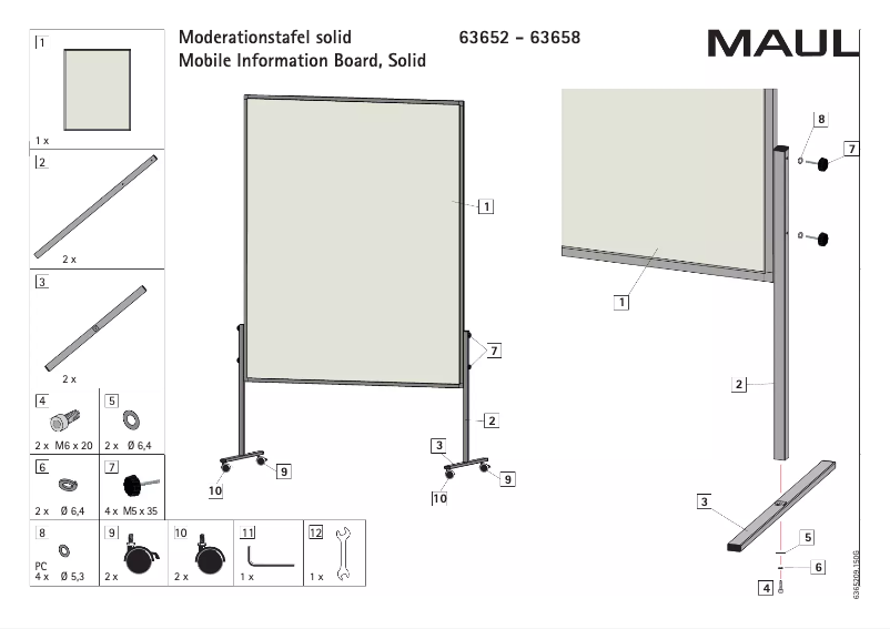 Page 1 de la notice Manuel utilisateur MAUL 6365882