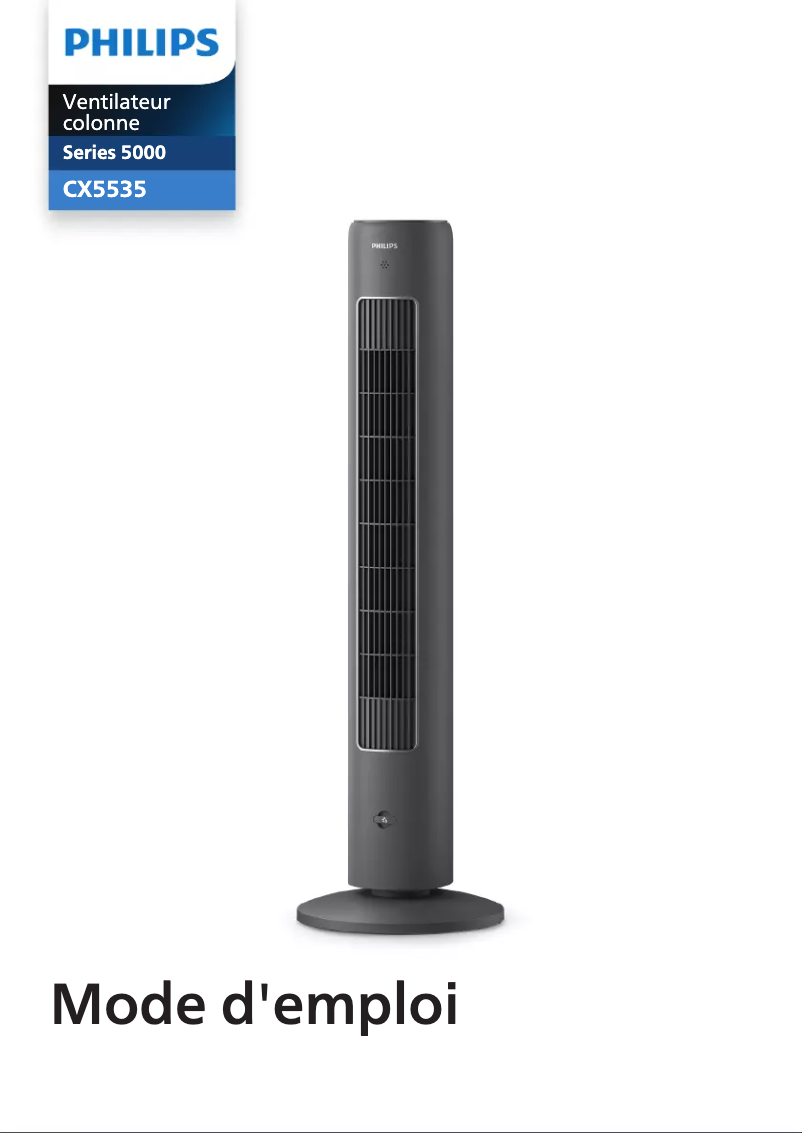 Página 1 del manual Manual de usuario Philips 5000 series CX5535