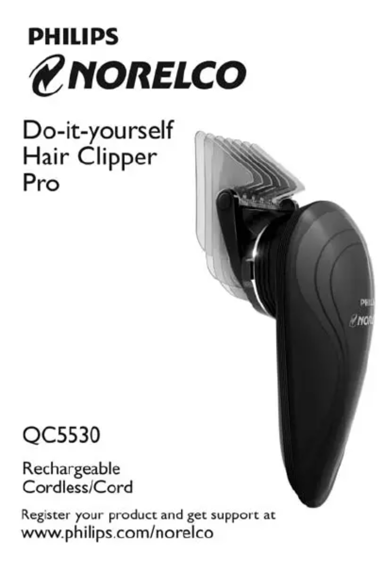 Página 1 del manual Manual de usuario Philips Norelco