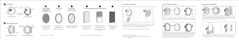 Page 1 de la notice Manuel utilisateur NiSi NISI-P2