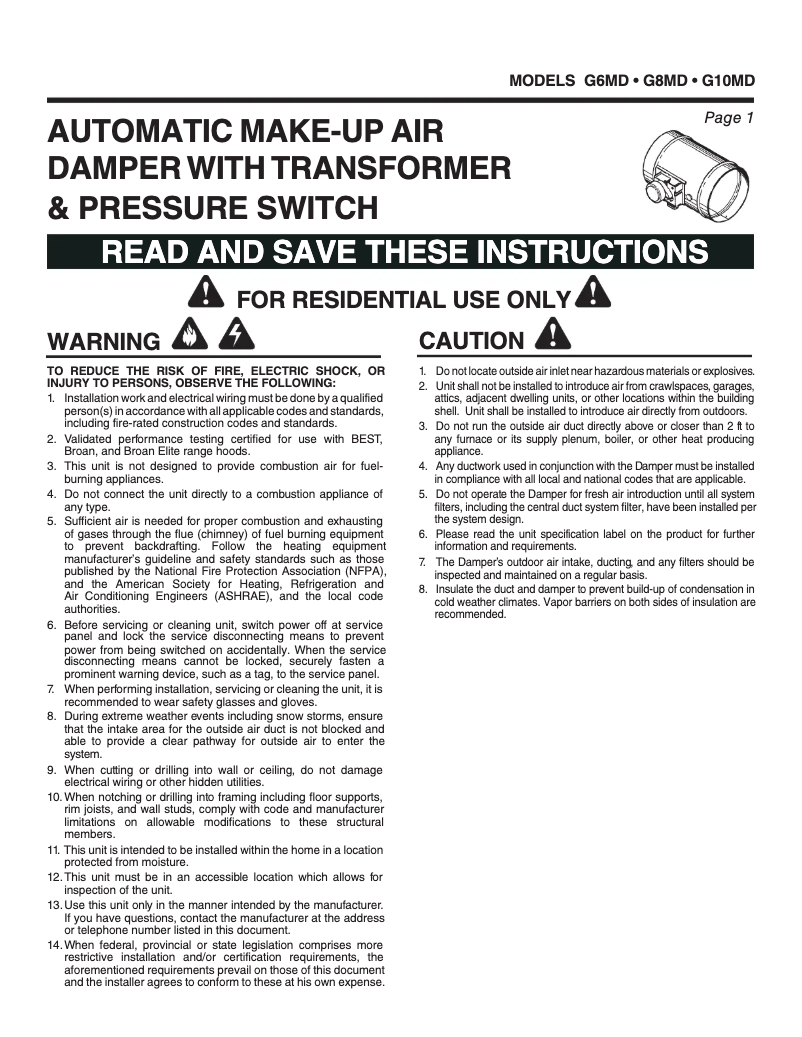 Page 1 of the manual Installation Guide Viking VCIH54208SS