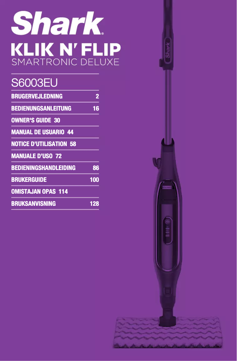 Página 1 del manual Manual de usuario Shark Genius S6003