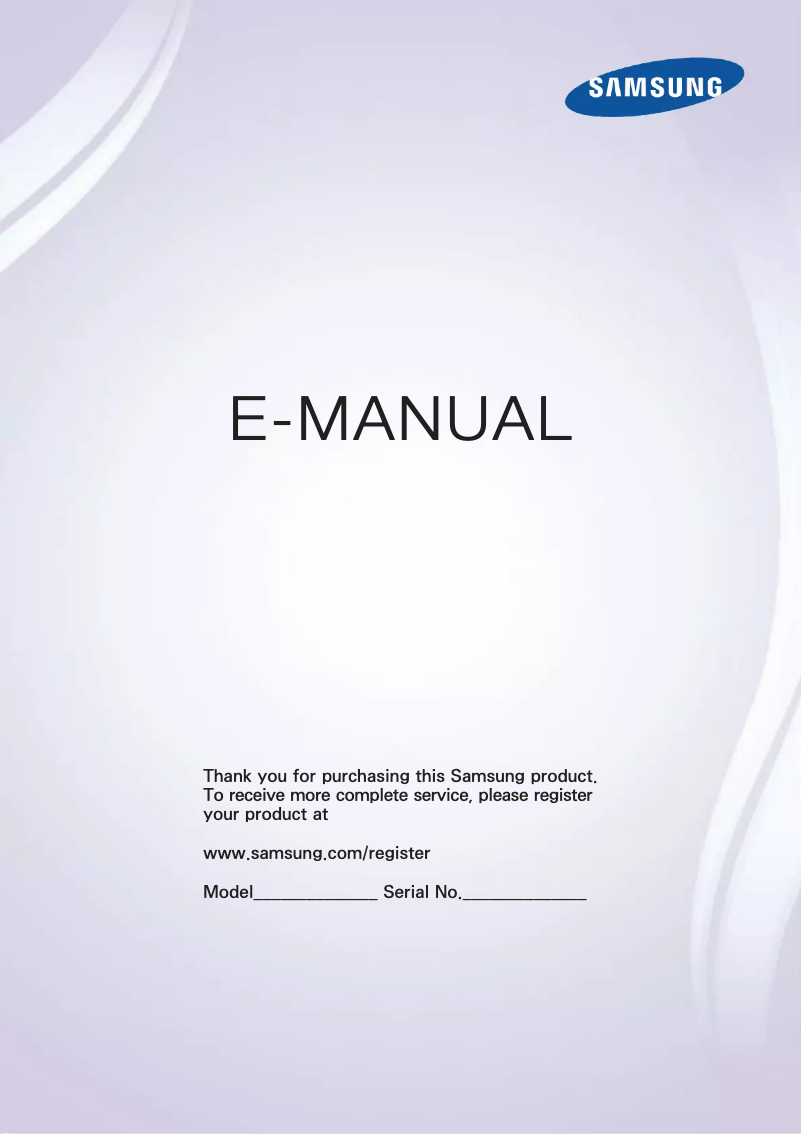 Página 1 del manual Manual de usuario Samsung UN48H4203AH