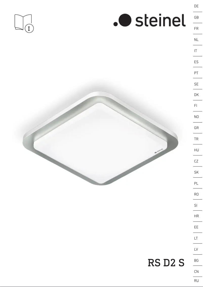 Página 1 del manual Manual de usuario Steinel RS D2 S