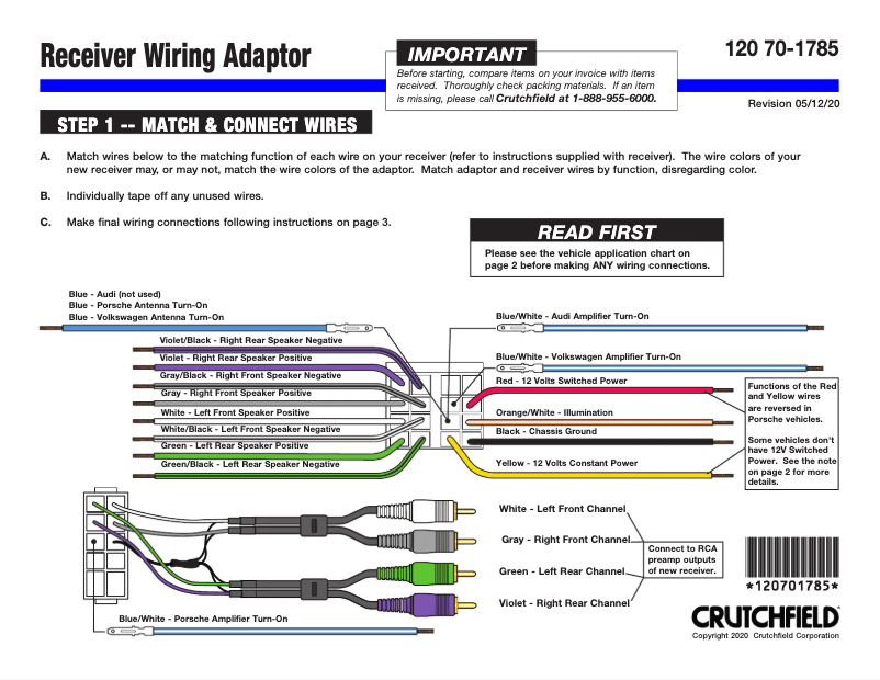 Página 1 del manual Manual de instrucciones Metra 70-1785