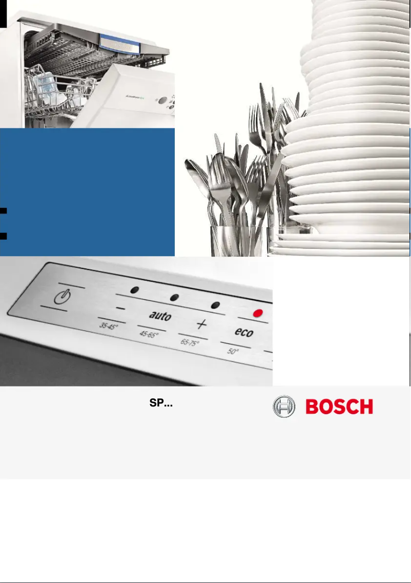 Page 1 de la notice Manuel utilisateur Bosch SPI40E65EU