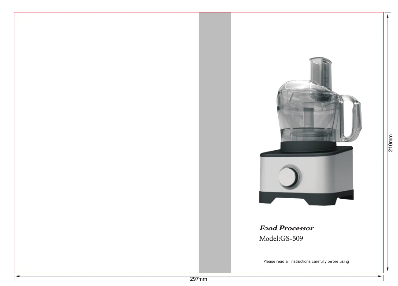Page 1 of the manual User Manual Pyle NutriChef PKFP50