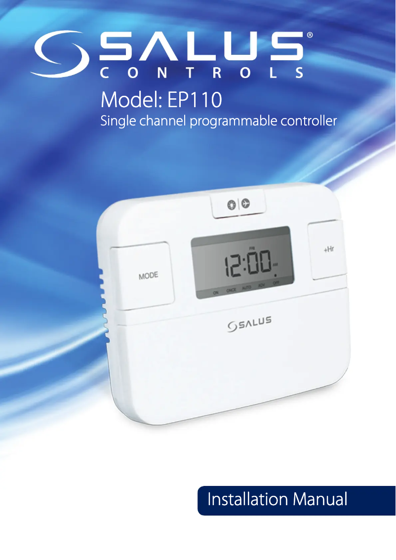 Página 1 del manual Manual de usuario Salus EP110