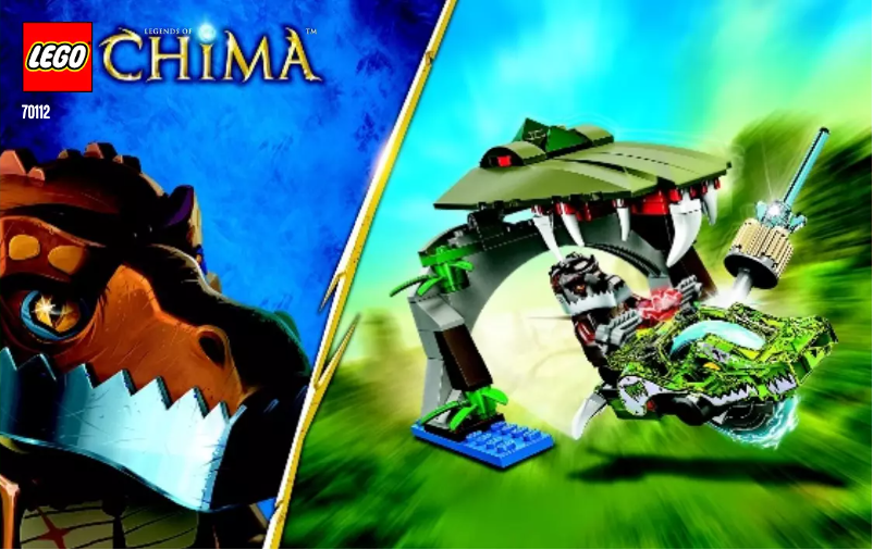 Página 1 del manual Manual de usuario Lego Croc Chomp 70112