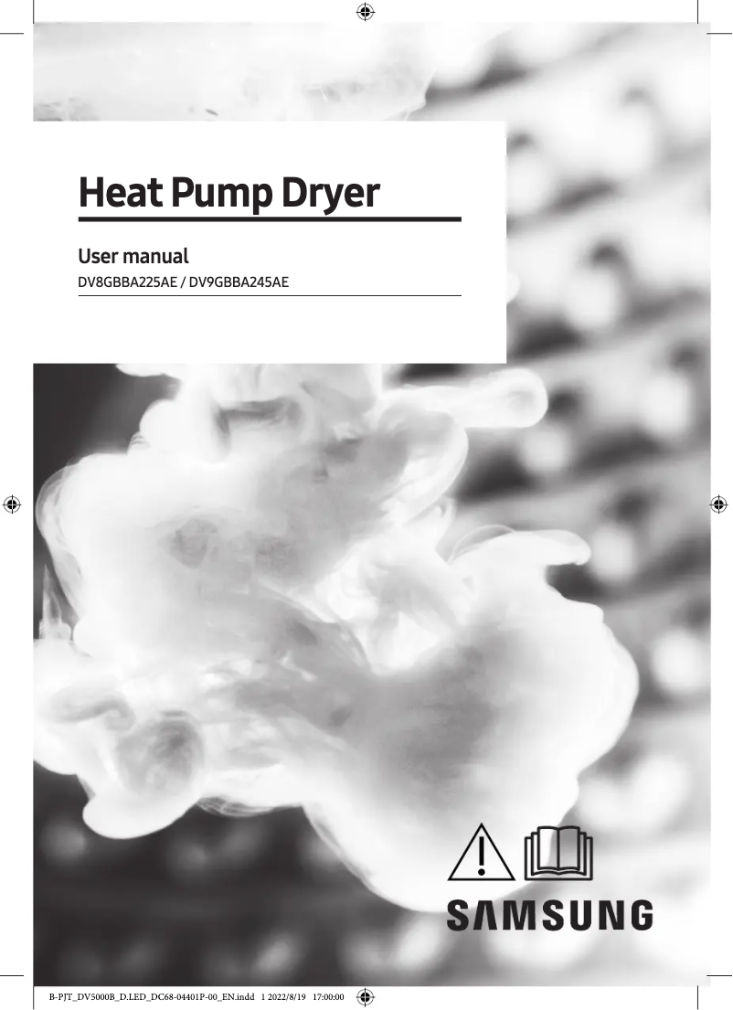 Page 1 de la notice Manuel utilisateur Samsung DV9GBBA245AE