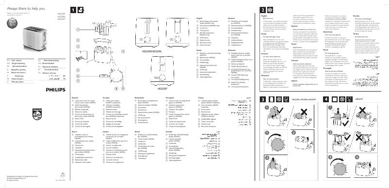 Página 1 del manual Manual de usuario Philips Daily Collection HD2596