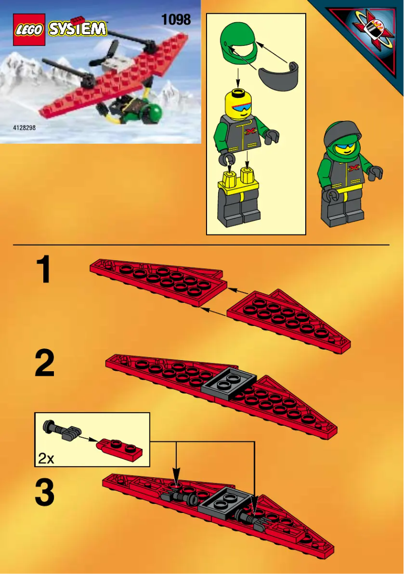 Página 1 del manual Manual de usuario Lego 6585 HANG GLIDER (NBD)