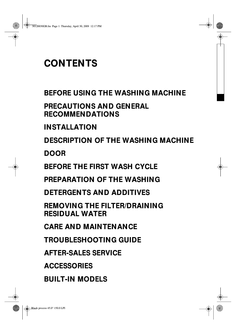 Página 1 del manual Manual de usuario Whirlpool AWG 312 WP