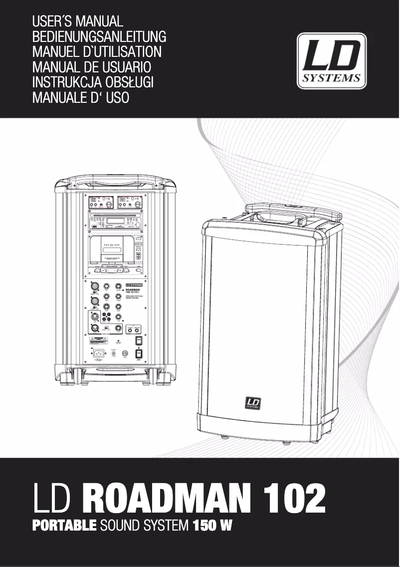 Page 1 de la notice Manuel utilisateur LD Systems Roadman Slave