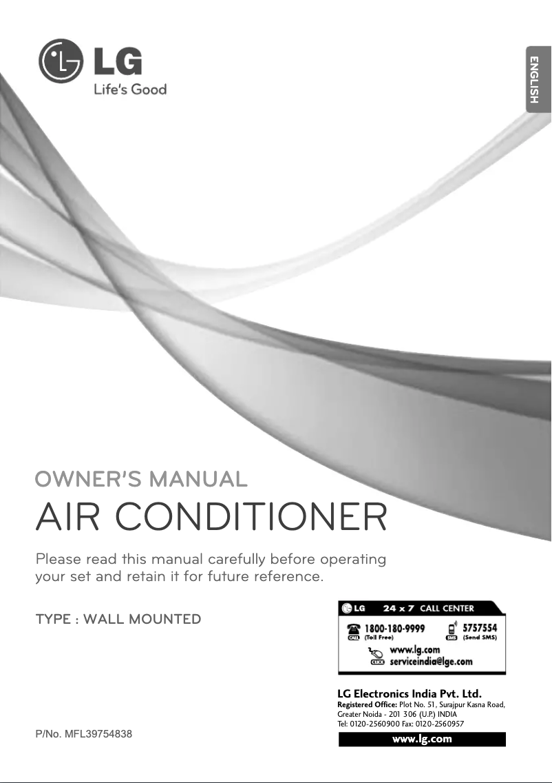 Page 1 of the manual User Manual LG LSN6TR2P