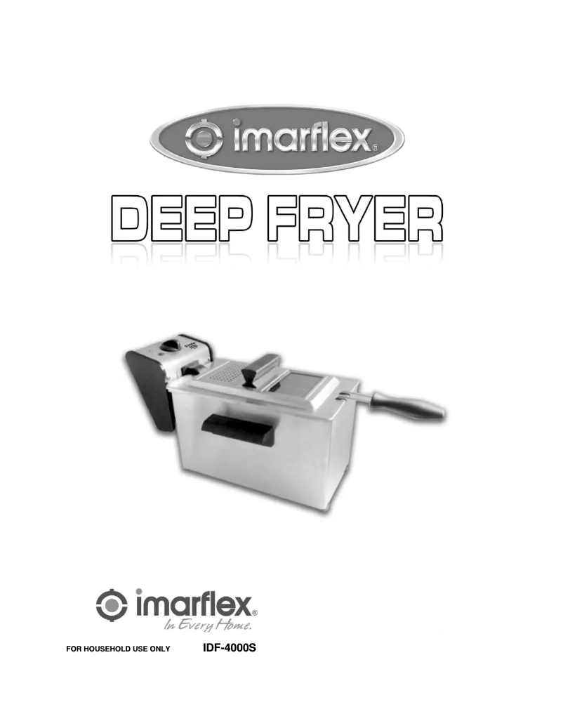 Page 1 de la notice Manuel utilisateur Imarflex IDF-4000S