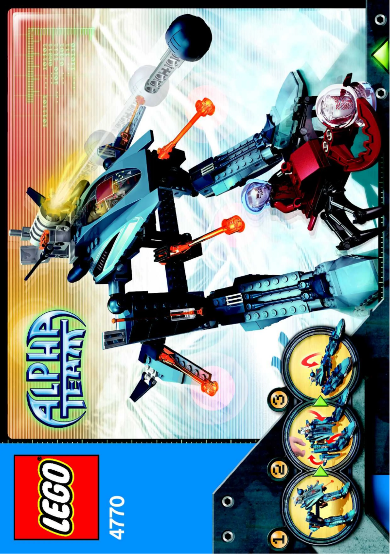 Page 1 de la notice Manuel utilisateur Lego Blizzard Blaster