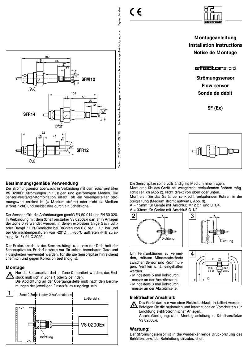 Página 1 del manual Manual de usuario IFM SF3210