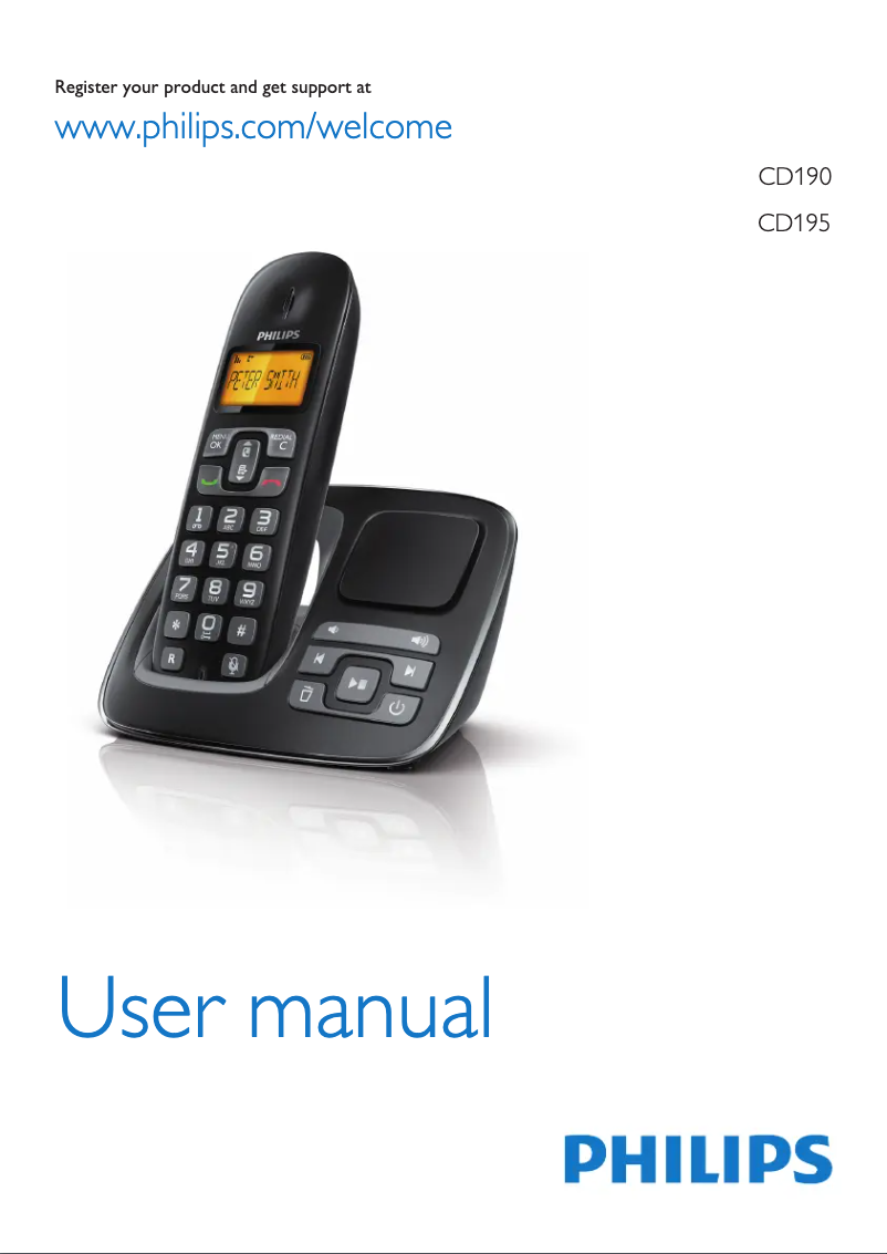 Image de la première page du manuel de l'appareil BeNear CD1954B