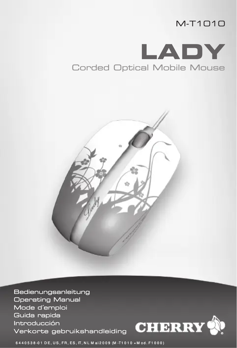 Page 1 de la notice Manuel utilisateur Cherry LADY MT-1010