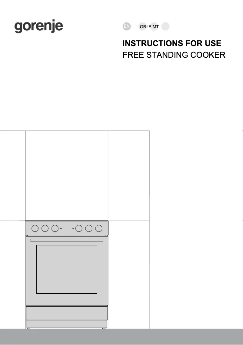 Página 1 del manual Manual de usuario Gorenje GEC6A41WC