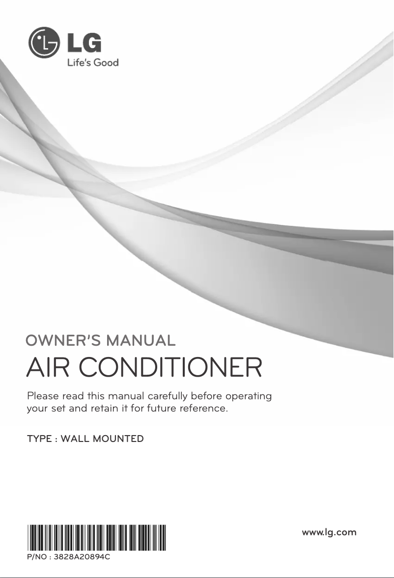 Page 1 de la notice Manuel utilisateur LG LS-C306DGB0