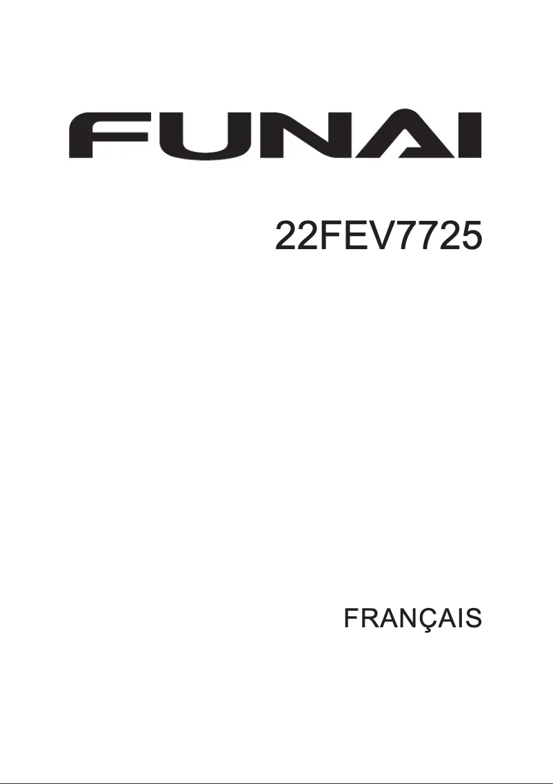 Página 1 del manual Manual de usuario Funai 22FEV7725/10