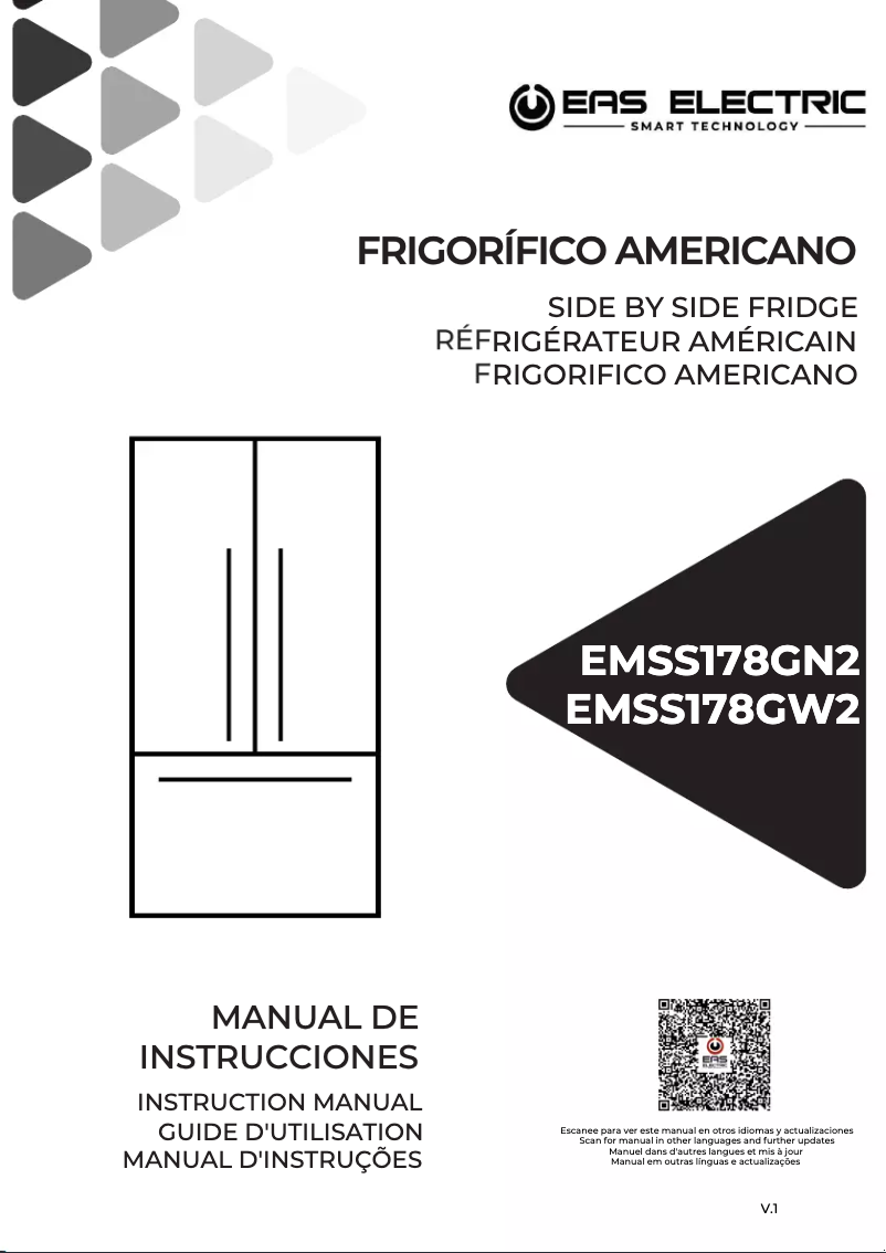 Page 1 de la notice Manuel utilisateur EAS Electric EMSS178GN2