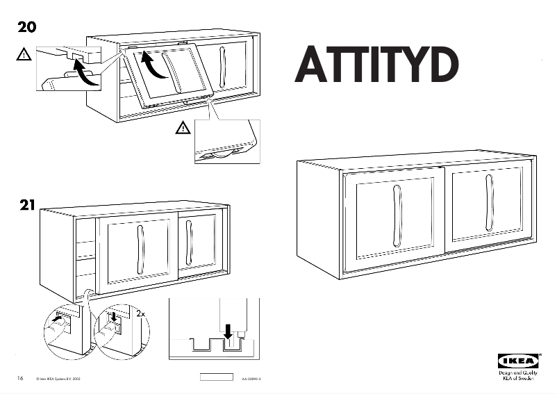 Page 1 de la notice Manuel utilisateur Ikea ATTITYD