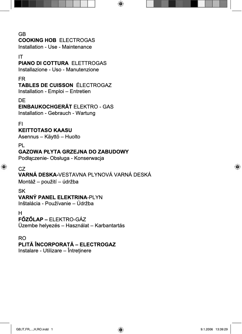 Page 1 de la notice Manuel utilisateur Gorenje GMS 2700 P2