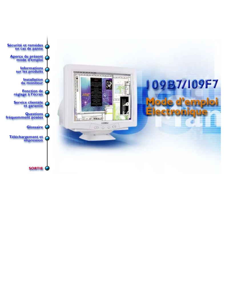 Page n°1 - Manuel utilisateur Philips 109B70