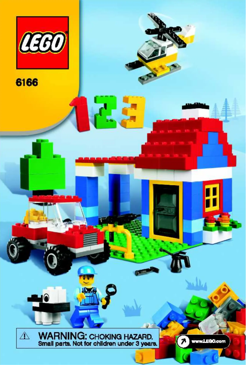 Page 1 de la notice Manuel utilisateur Lego Classic 6166