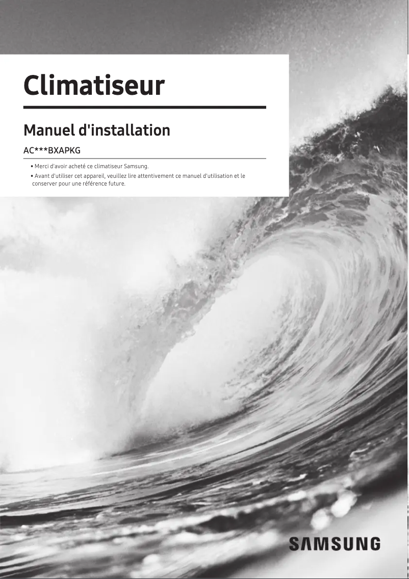 Página 1 del manual Manual de usuario Samsung AC052BXAPKG