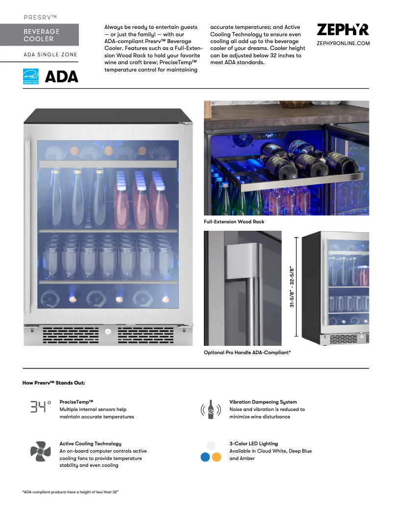 Página 1 del manual Ficha técnica Zephyr Presrv PRB24C01AG-ADA