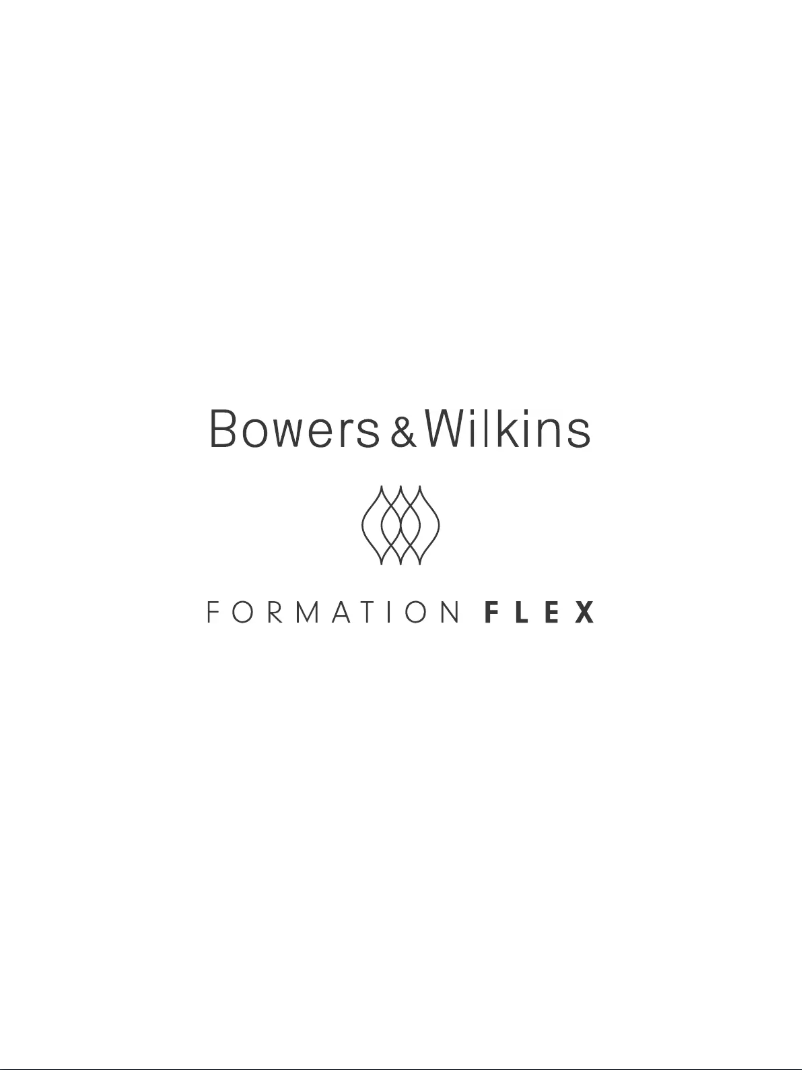 Page 1 de la notice Manuel utilisateur Bowers & Wilkins Formation Flex