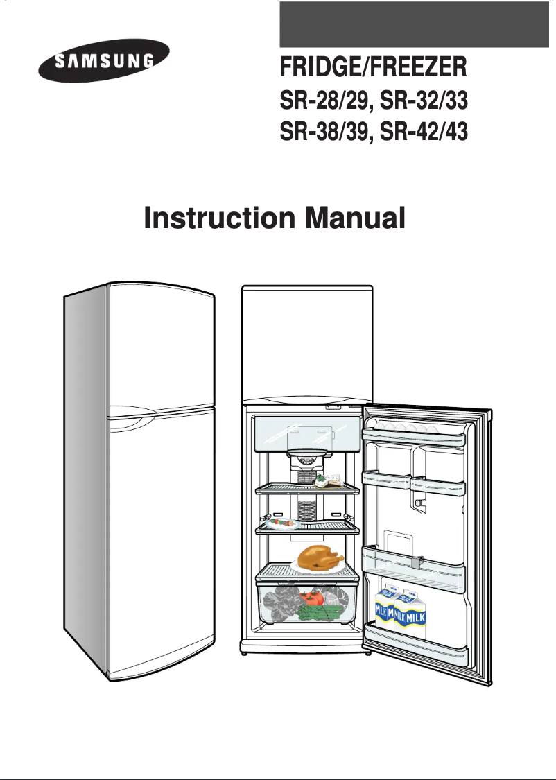Página 1 del manual Manual de usuario Samsung SR-43NMB