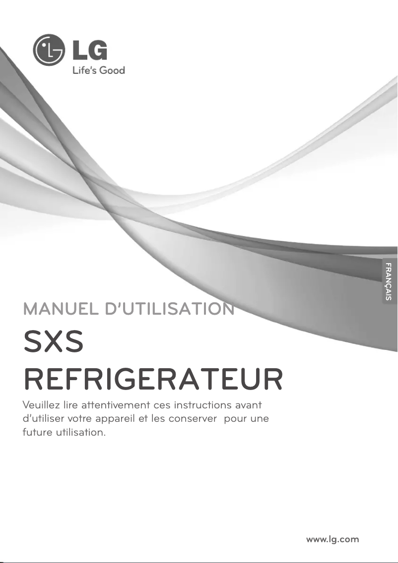 Page 1 de la notice Manuel utilisateur LG GS5162AELZ