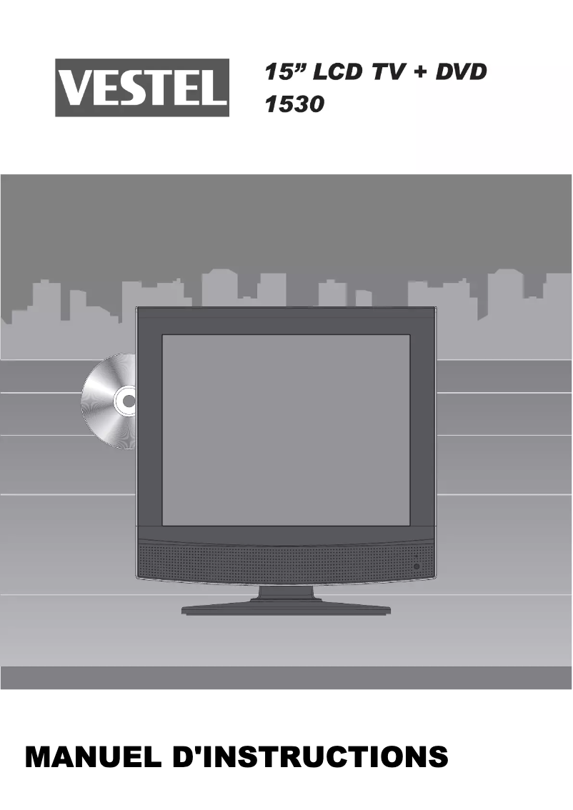 Page 1 de la notice Manuel utilisateur Vestel 1530