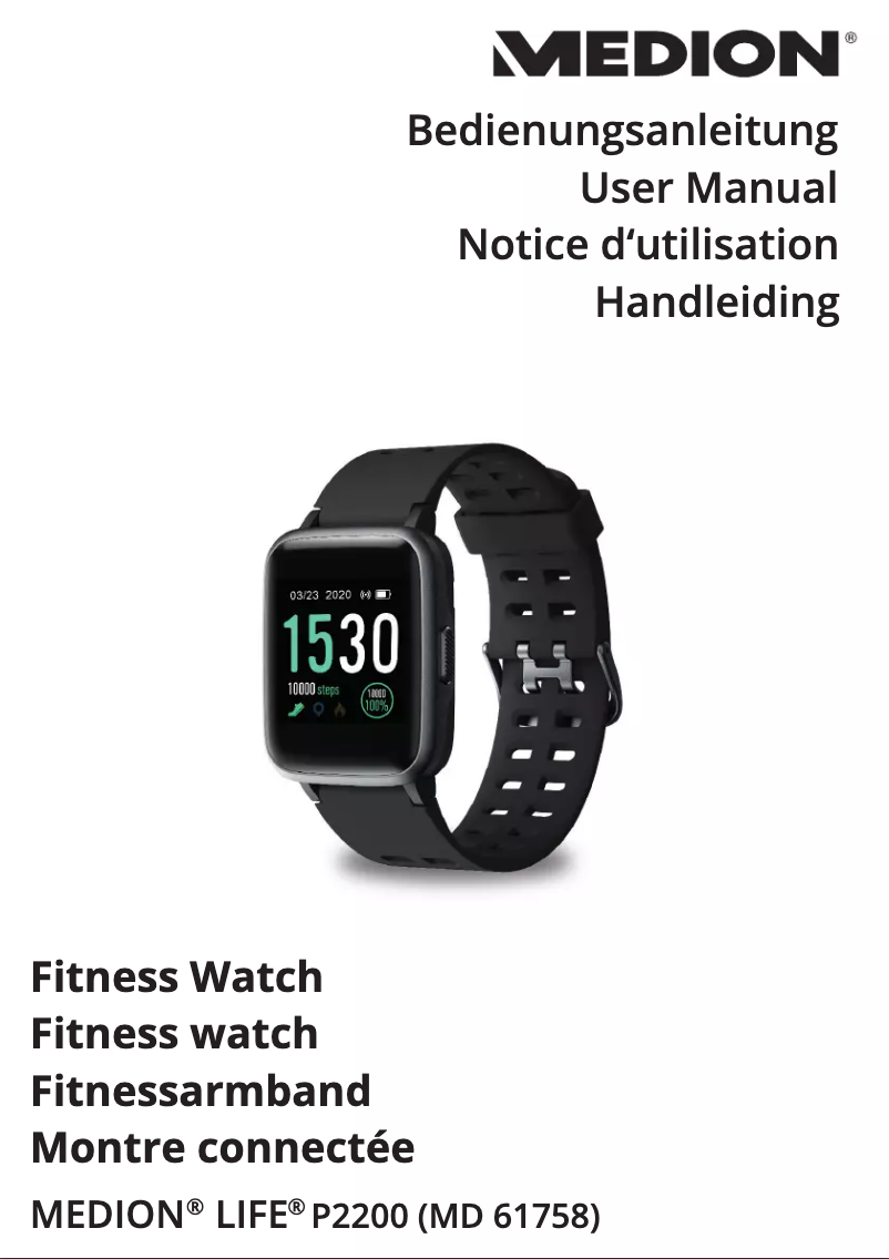 Page 1 of the manual User Manual Medion Life P2200 (MD 61758)