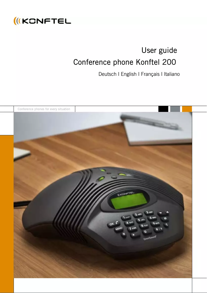 Imagen de la primera página del manual del dispositivo 200