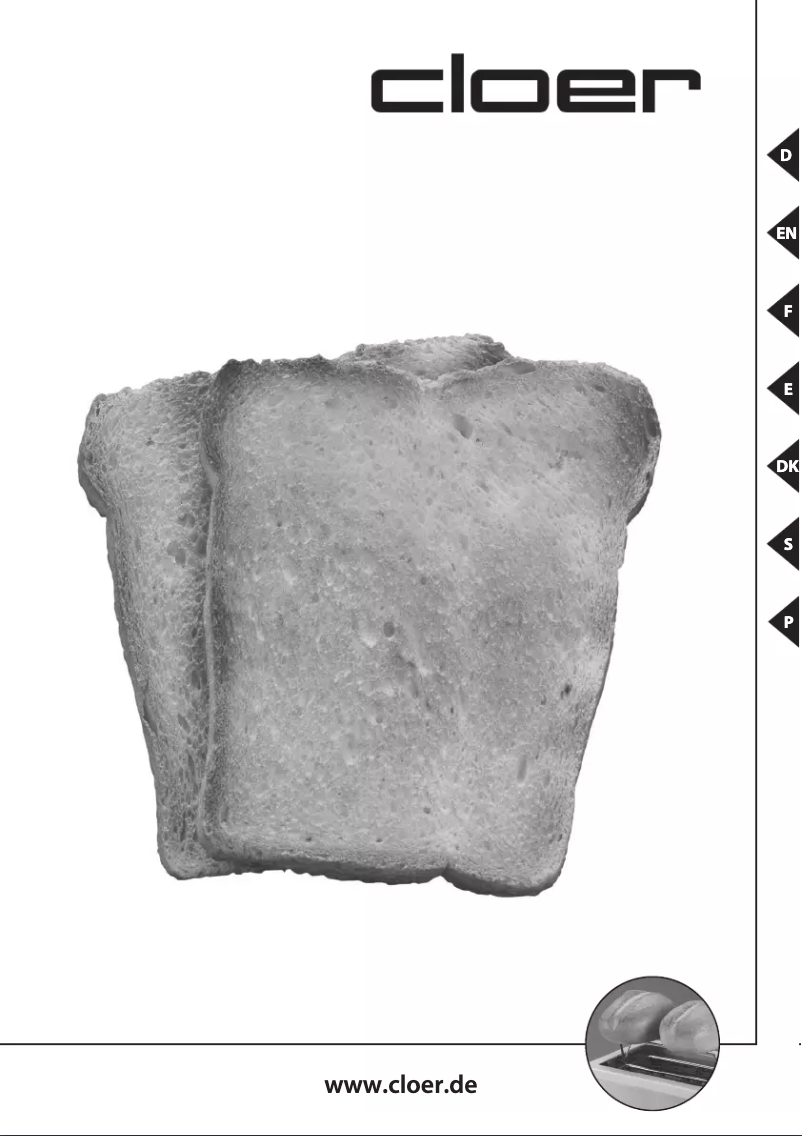 Page 1 de la notice Manuel utilisateur Cloer 3211
