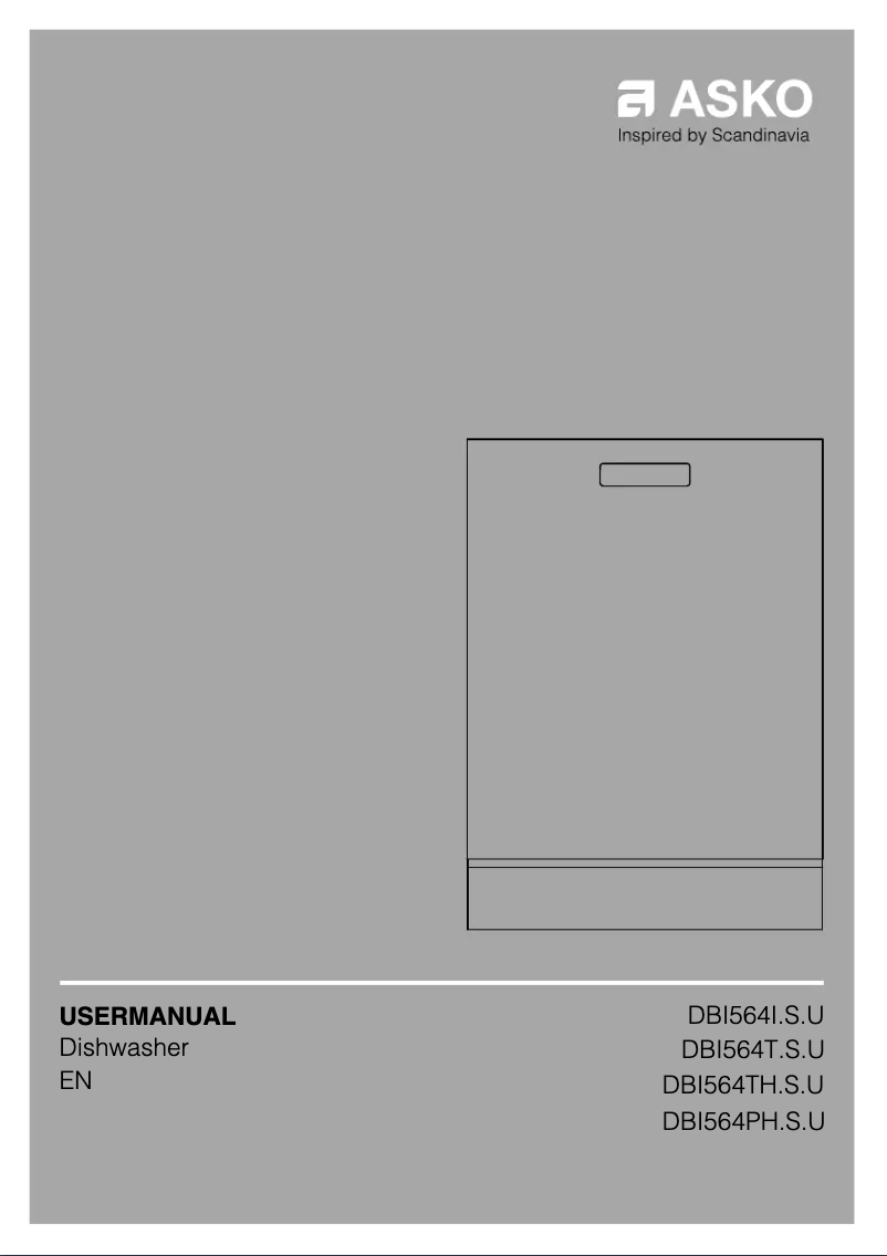 Page 1 de la notice Manuel utilisateur Asko DBI564T.S.U