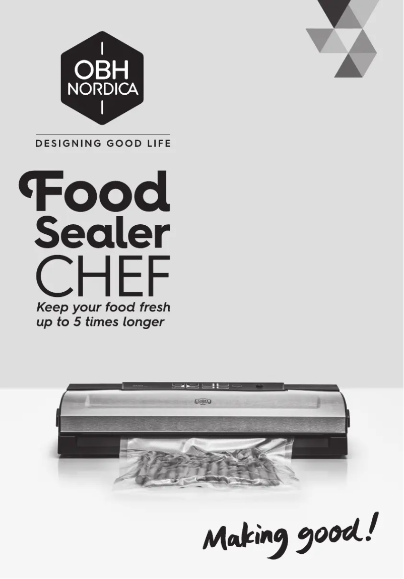 Page 1 de la notice Manuel utilisateur OBH Nordica Chef 7945