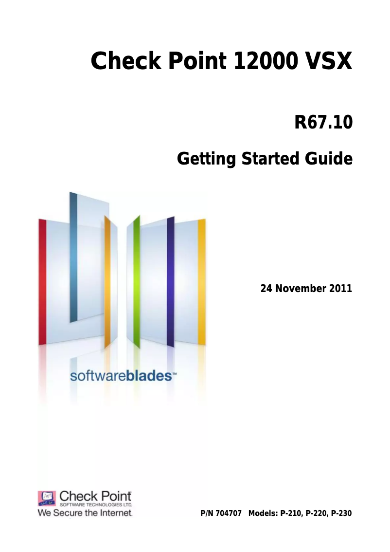 Page 1 de la notice Manuel utilisateur Check Point VSX 12400