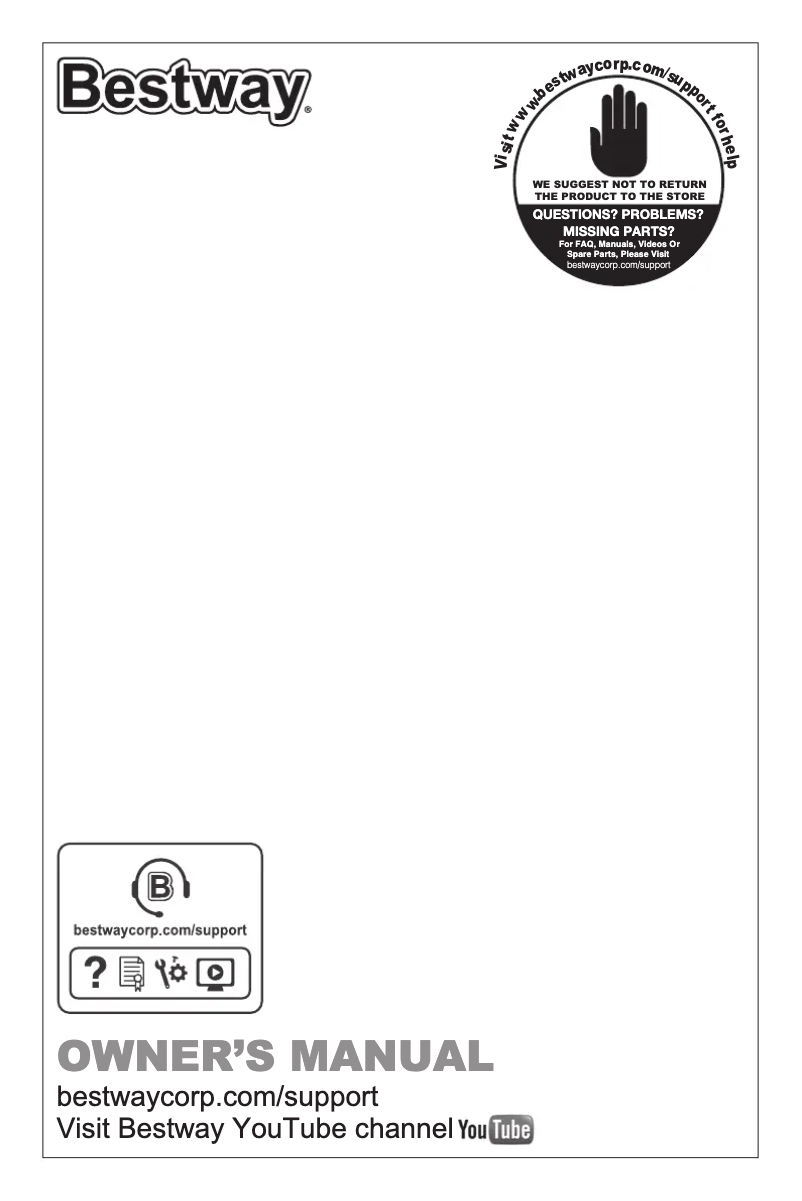 Página 1 del manual Manual de usuario Bestway Steel Pro MAX 56439