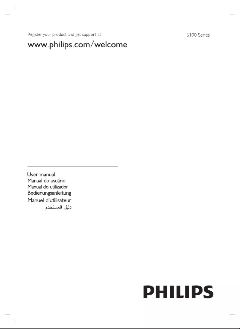 Page n°1 - Manuel utilisateur Philips 43PFT6150S