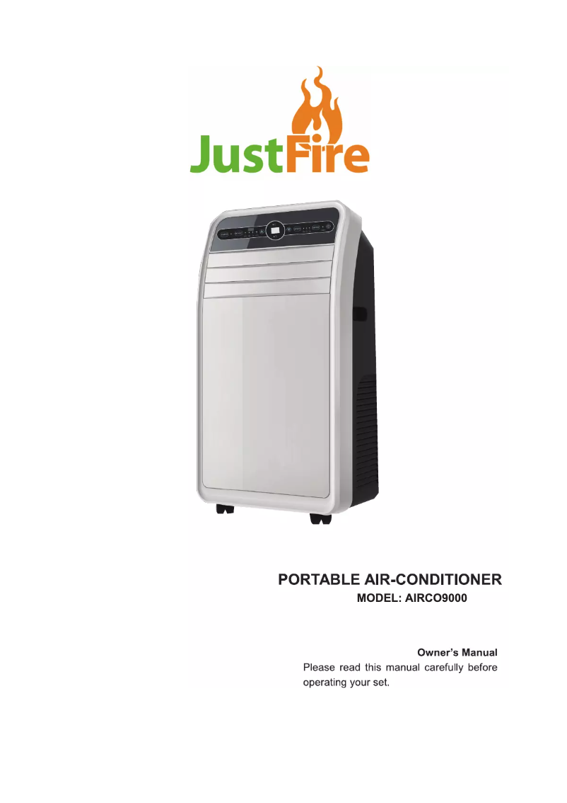 Página 1 del manual Manual de usuario Just Fire 9000