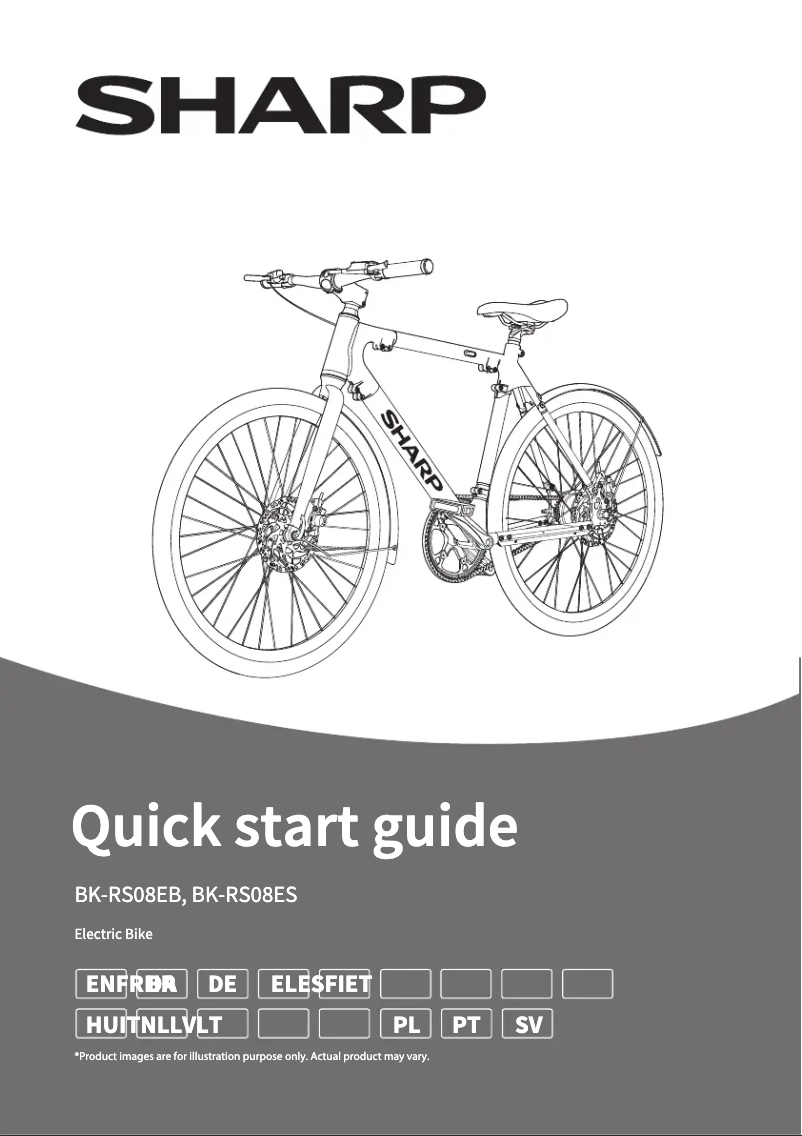 Page 1 de la notice Guide de démarrage rapide Sharp BK-RS08EB