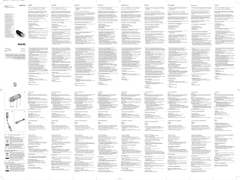 Image de la première page du manuel de l'appareil Power2Go SCE2110