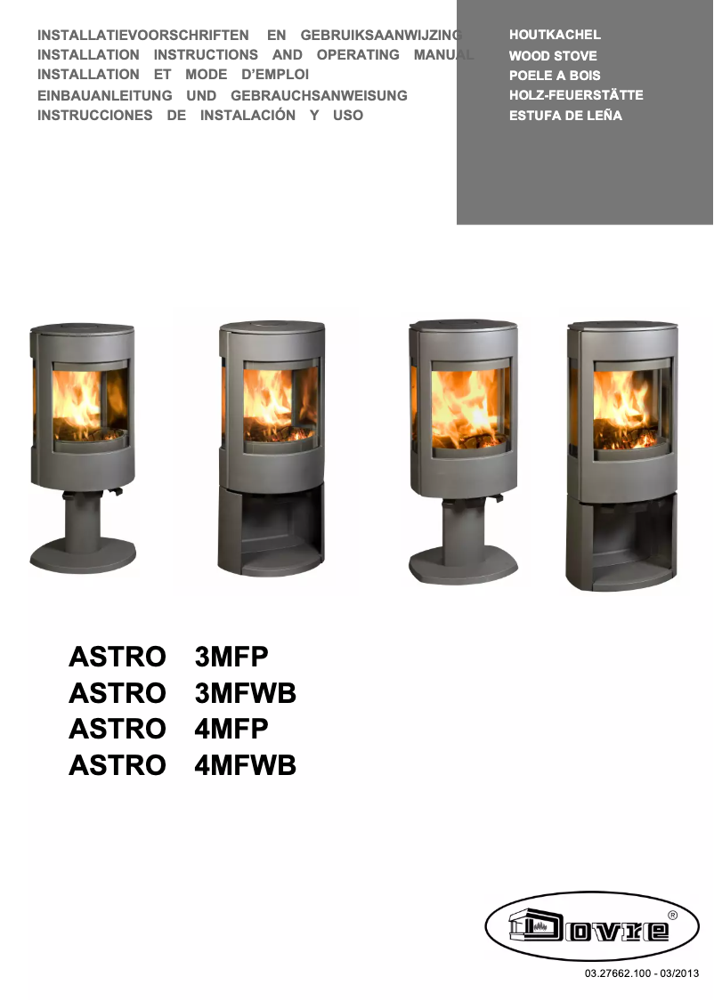 Page 1 of the manual User Manual Dovre ASTRO 4MFP